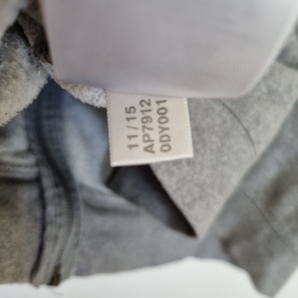 Adidas Originals grey zip through sweater sz large - Picture 7 of 8